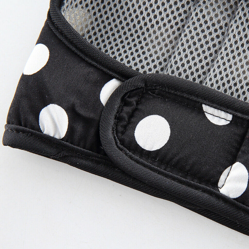 Pet Dog Vest Harness with Hat Pet Costume Party Clothes Round Dot-XS