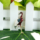 Red-Crowned Crane Brooch Pins Brooches Upscale Corsage Brooch Jewelry Women FT
