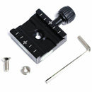 Aluminium 50mm Quick Release Plate QR Clamp Fits Arca-Swiss Standard for Tr