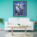 5D DIY Full Drill Diamond Painting Moonlight Cross Stitch Embroidery Mosaic