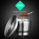 Capsules Refillable Coffee Capsule Stainless Steel Reusable Filter For Nespresso