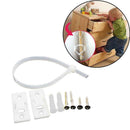 10Pcs/set Plastic Furniture Reverse Buckle for Baby Proofing Strap Tip