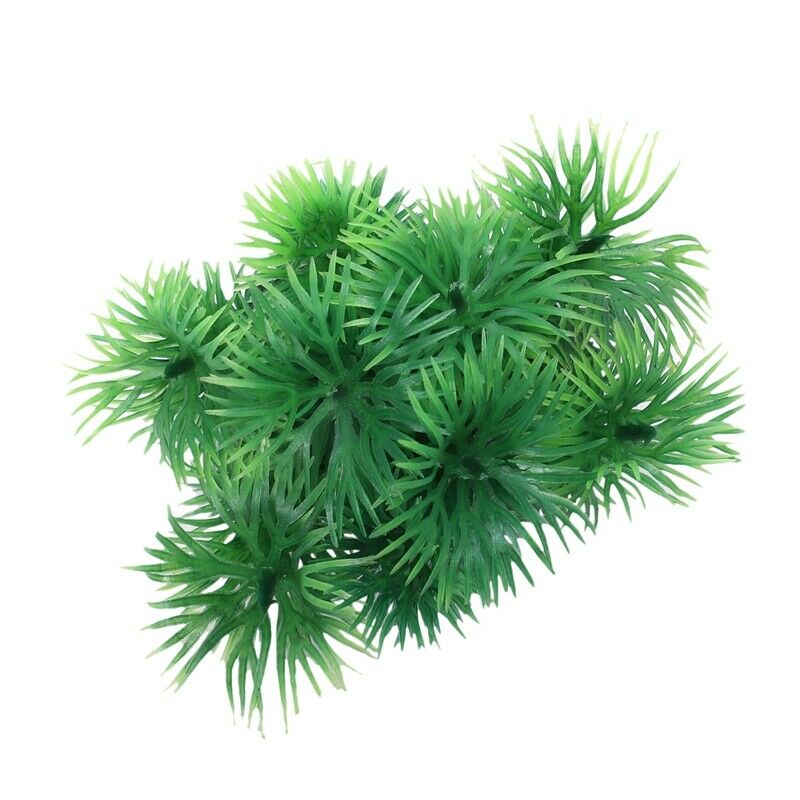 Aquarium Artificial Plastic Grass Aquatic Plant Aquarium Plant Green 8cm