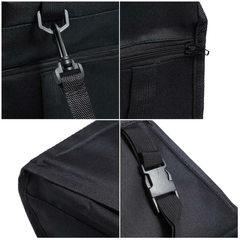 Pet Car Safety Seat Breathable Waterproof Cat Dog Travel Carrier Bag (Black A