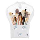 Cartoon Makeup Pouch Organizer Waterproof Stand Cosmetic Storage Bag (Blue) A