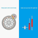 Valve Core Tool Set 20Pcs Valve Cores, 4-Way Valve Tool, Dual Single Head V V9V8