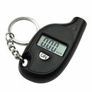 Black Car Auto LCD Digital Tyre Tire Pressure Gauge Meter Keychain Bla LEE