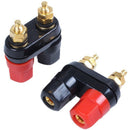 10 x Dual Cable Banana Plug Terminal Binding Post Power Amp Black + Red