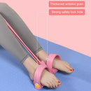 Rally Fitness Sit-Up Pedal Pull Rope Four Tube Puller Training Band (Pink) A