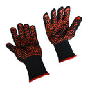 1X(300-500 Centigrade Extreme Heat Resistant Bbq Gloves - Lining Cotton - F