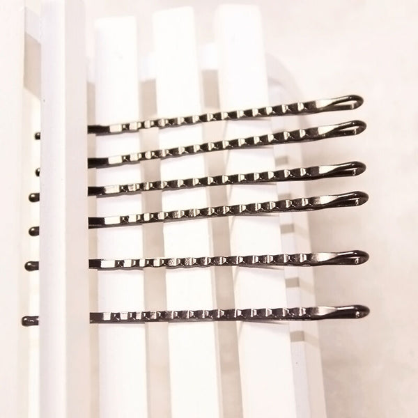 56 Women invisible Hair Clips Flat Top Bobby Pins Grip Salon Barrette Hairpin Ki