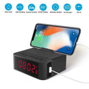 Digital Radio Alarm Clock All-In-One Design With Wireless Speaker,Fm Radio,