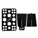 26holes Makeup Brush Drying Rack Brush Holder Cosmetics Makeup Tools Black