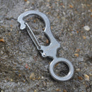 Stainless Steel Keychain Keyring EDC Outdoor Multifunction Pocket Tool Fi N Gw