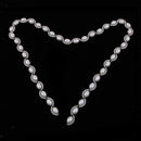 1 Yard Crystal Rhinestone Close Chain Trim for Bridal Wedding