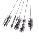 5pcs/set Durable Nylon Shank Briar Tobacco Pipe Cleaner Stainless Steel Brush BX