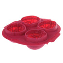 Fun Freeze Brain Shaped Ice Tray Makes 4 Cubes A6Q8