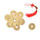50Pcs Traditional Feng Shui Chinese Coins Lucky Fortune Wealth Jewelry Making FT