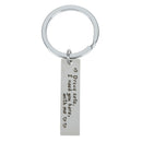 Drive safe I need you here with me keyring kychain couple family love key cha BX
