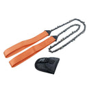 1xCamping Hiking Emergency Survival Hand Tool Kit Gear Pocket Chain Saw ChainSaw