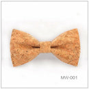 Novelty Corkwood Bow Ties For Men Wedding Marriage Handmade Cork Wood Bow t Z5B2