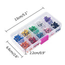 1/8 Inch Map Push Pins, Map Tacks with 10 Assorted Colors, 500 Pieces V7F9