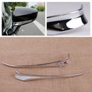 2 Rearview Side Mirror Trim Strips Chrome Cover fit for Mazda 6 Atenza 2014-2017