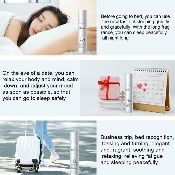 75ml Aromatherapy Calm Deep Sleep Mist Pillow Spray Sleep Plants Hydrating P9F9