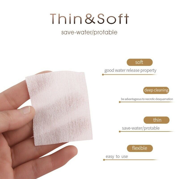 500Pcs/Bag Korean Facial Organic Cotton Pads Facial Cleaning Nail Polish Re L4B2