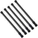 5 Pack Cupboard Bars Tensions Rod Spring Curtain Rod for DIY Projects, Exte
