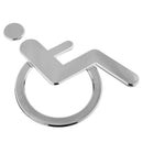 Wheelchair Disability Sign Handicap for Public Toilet Signs WC Wall Decals