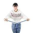 Stretch Fitness Pull Rope Ball Gym Strength Training Shaping Ball (Blue) A