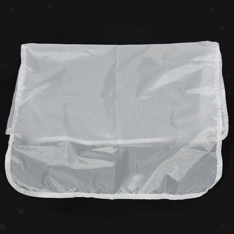 Salon Hairdressing Barber Chair Back Cover Hair Beauty PVC Protective White