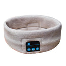 Wireless Bluetooth Stereo Handsfree Sleep Headset Headband Light Gray