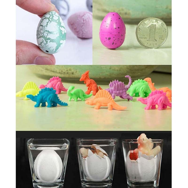 2x Magic Growing Dino Eggs Hatching Dinosaur Add Water Child Inflatable Kid   TE
