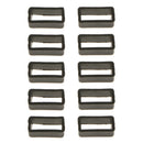 40 Pieces Rubber Wristwatch Watch Strap Band Holder Loop Retaining Retainer