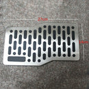 Non Slip Driver Easy Install Stainless Steel Floor Carpet Pedal Pad Foot Rest