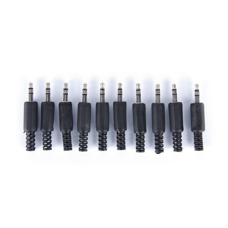 10pcs/lot 3.5mm audio male plug jack adapter stereo connector headphone,E.ES