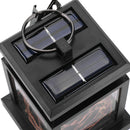 Solar Panel Copper Wire Lamp IP44 Hang Clip Light Outdoor Garden Decoration