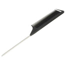 1pcs Hot Fashion Black Fine-tooth Comb Plastic and metal Pin Anti-static Ha I8A9