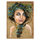 5D DIY Full Drill Diamond Painting Cross Stitch Needlework Kit (Beauty09)