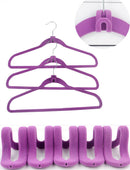 10x Travel Flocking Multifunction Pile Coating Colors Magic Hook Hanging Mi