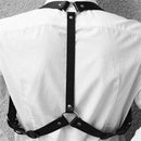 Sexy Women Men Adjustable Leather Body Chest Harness Belt Punk Fancy Costume TE