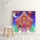 5D DIY Special Shaped Diamond Painting House Cross Stitch Mosaic Craft Kits