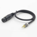2m XLR 6.6 Feet Jack 3.5mm Cable for Jack of Audio Cable for Mixer Mixer PC