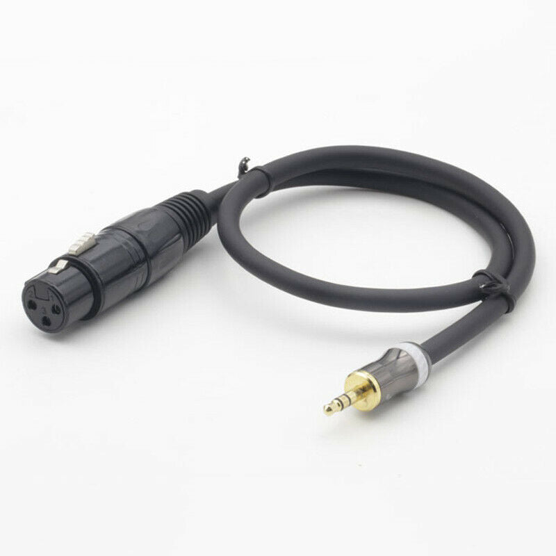 2m XLR 6.6 Feet Jack 3.5mm Cable for Jack of Audio Cable for Mixer Mixer PC