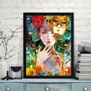 5D DIY Full Drill Diamond Painting Beautiful Woman Cross Stitch Embroidery