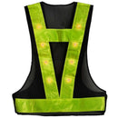 Safety Vest 16 LEDs Vest Traffic Outdoor Night Safety Warning Clothing (Wit