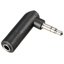 Right Angle 3.5mm Male To Female Stereo Plug Adapter Adaptor Convertor L Sh