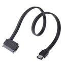 Power esata usb 2.0 5v 12v combo to 2.5'' 3.5'' 22pin sata hdd adapter cable3cE